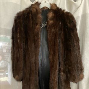 Vintage Mink Fur Coat S/M